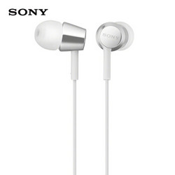 SONY 索尼 MDR-EX155AP 入耳式耳机 白色