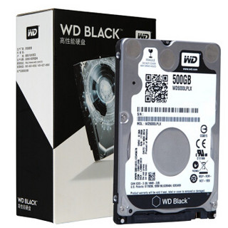 Western Digital 西部数据 黑盘系列 3.5英寸笔记本硬盘 500GB (CMR、7200rpm、32MB)WD5000LPLX