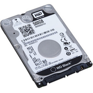 Western Digital 西部数据 黑盘系列 3.5英寸笔记本硬盘 500GB (CMR、7200rpm、32MB)WD5000LPLX