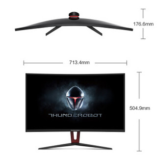 ThundeRobot 雷神 TR-C32H144 31.5英寸显示器 2560×1440 VA 144HZ 1800R  