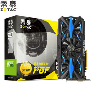 ZOTAC 索泰 GTX1080Ti 玩家力量至尊PGF OC 电竞台式机独立显卡 (GTX1080Ti、1620-1733MHz、11G、游戏)