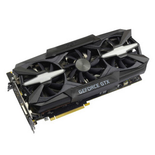 ZOTAC 索泰 GTX1080Ti 玩家力量至尊PGF OC 电竞台式机独立显卡 (GTX1080Ti、1620-1733MHz、11G、游戏)