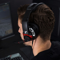 88VIP：森海塞尔 GSP 600 耳罩式头戴式有线耳机 黑色