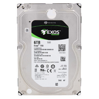 SEAGATE 希捷 Exos V5系列 ST6000NM0095 SAS 企业级硬盘 6TB