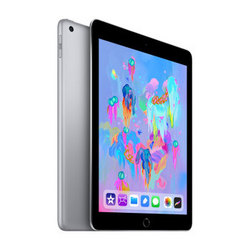 Apple iPad 平板电脑 2018年新款9.7英寸（128G WLAN   Cellular版/A10 芯片/Retina屏 MR722CH/A）深空灰色