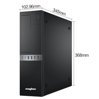 RAYTINE 雷霆世纪 飓风K303 电脑主机 (i3-8100、8GB、1TB)