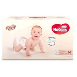 HUGGIES 好奇 铂金装 婴儿纸尿裤 M92片