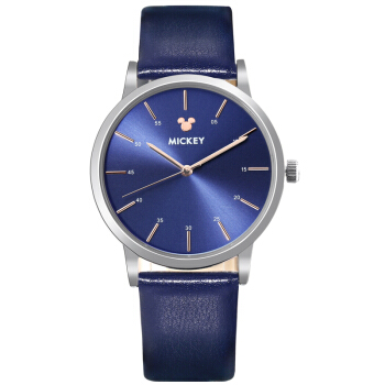 disney 迪士尼 mk-12016l 男士时尚简约石英表(经典蓝)