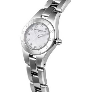 BAUME & MERCIER 名士 灵霓系列 M0A10011 女士石英手表