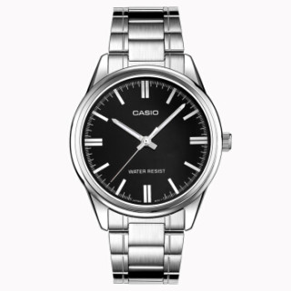 CASIO 卡西欧 MTP-V005D-1AUDF 男士简约石英表 防水 钢带