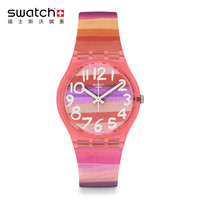 swatch 斯沃琪 ORIGINALS 原创系列 GP140 落新妇 女士石英腕表