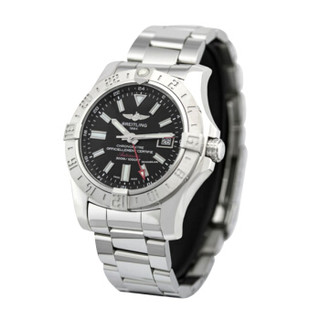 BREITLING 百年灵 复仇者系列 A3239011-BC35-170A 男士机械腕表 43mm 黑色 银色 精钢