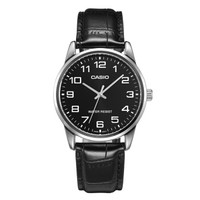 CASIO 卡西欧 MTP-V001L-1BUDF 男士简约石英表 防水 皮带
