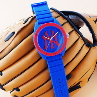 MLB 美国职棒大联盟 MLB-D5003-6 时尚运动情侣石英表（蓝红蓝） 防水