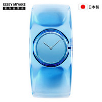 ISSEY MIYAKE 三宅一生 SILAW005 女士时尚石英表 浅蓝色手镯式 吉冈德仁设计