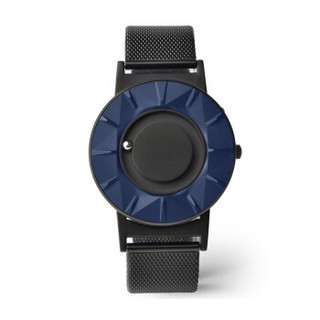 EONE 恒圆 尊贵系列 BR-CE-BLUE-MB 简约石英腕表 40mm 蓝色 黑色 PVD镀黑不锈钢