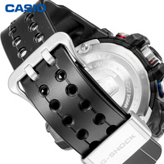 CASIO 卡西欧 G-SHOCK GWN-1000B-1BDR 男士运动石英表 双显 防水 55.8mm 黑色 黑色 树脂