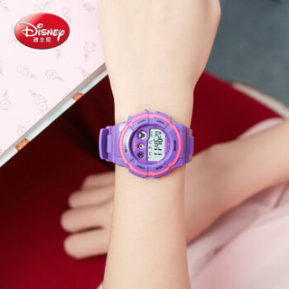 Disney 迪士尼 DC-55034PL 儿童多功能石英表（紫色） 防水夜光 青春活力 色彩亮丽
