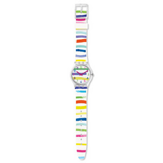 swatch 斯沃琪 ORIGINALS 原创系列 GE254 色彩国度 女士石英腕表