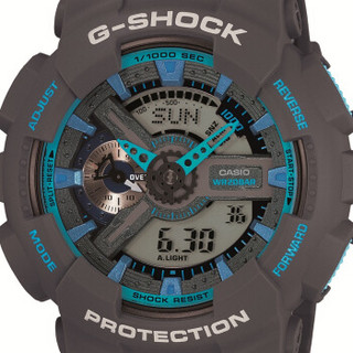 CASIO 卡西欧 G-SHOCK YOUTH系列 51.2毫米石英腕表 GA-110TS-8A2