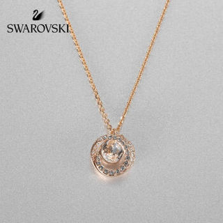  SWAROVSKI 施华洛世奇 5289028 GENERATION 女士梨形仿水晶螺旋形项链 镀白金色