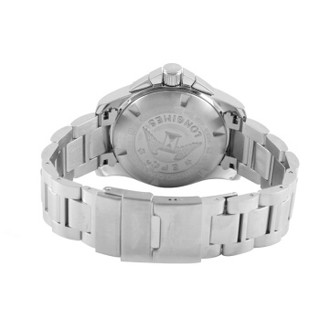 LONGINES 浪琴 康卡斯系列 L3.696.4.53.6 男士机械腕表 41mm 黑色 银色 不锈钢