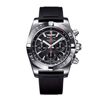 BREITLING 百年灵 Chronomat系列 AB011010-BB08-131S 男士机械腕表 43mm 黑色 精钢 黑色 精钢