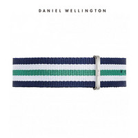 DanielWellington 丹尼尔惠灵顿 0408DW 原装表带20mm尼龙银色针扣男款 （适用于40mm表盘系列）