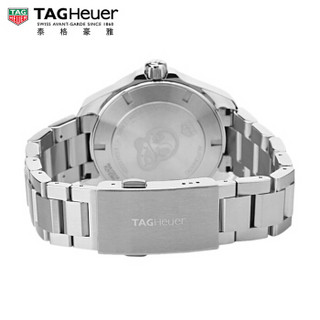 TAG Heuer 泰格豪雅 竞潜系列 WAY201A.BA0927 男士机械腕表 43mm 黑色 精钢 银色 精钢