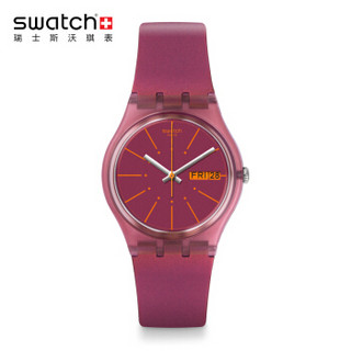 swatch 斯沃琪 原创系列 GP701 情侣运动石英表 防水 硅胶表带