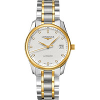 LONGINES 浪琴 名匠系列 L2.518.5.77.7 男士机械腕表 36mm 白色 间金色 间金不锈钢