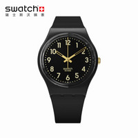 swatch 斯沃琪 ORIGINALS 原创系列 GB274 金色密码 女士石英腕表