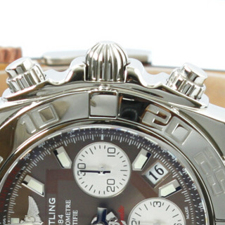 BREITLING 百年灵 机械计时系列 AB014012/Q583/146Z 男士机械腕表 41mm 棕色 棕色 牛皮