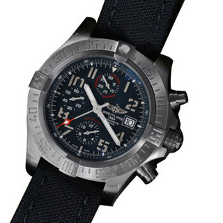 BREITLING 百年灵 Avenger Bandit 复仇者系列 E1338310-M534-109W 男士机械腕表 45mm 黑色 黑色 尼龙