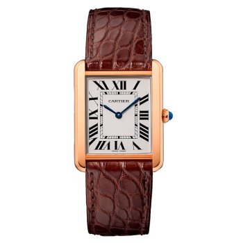 cartier卡地亚tank坦克系列w5200025男士石英腕表