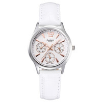 CASIO 卡西欧 大众指针系列 LTP-2085L-7AVDF 女士休闲石英表 皮带 防水