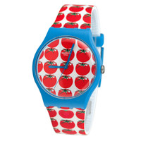 swatch 斯沃琪 炫彩系列 SUOS102 中性石英手表 41mm 多色 多色 合成树脂