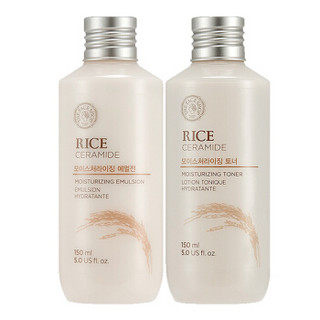 THE FACE SHOP 菲诗小铺 大米调理7件套 (洁145ml+水150ml+乳150ml+面膜20g*4)