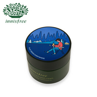 innisfree 悦诗风吟 绿茶籽精萃水分精华面霜 [环保手帕限量版] 100ml （露营者）