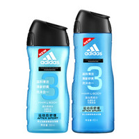 adidas 阿迪达斯 男士香波沐浴露套装 （运动后舒缓400ml+250ml） *2件