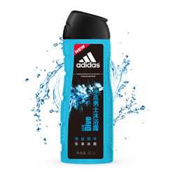 adidas 阿迪达斯 男士冰点沐浴露 400ml 250ml   浴球