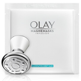 OLAY 玉兰油 焕采皙白沁透弹力面膜 5片装+磁力沁透仪