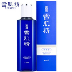 KOSE 高丝 雪肌精 化妆水 180ml（赠化妆水纸膜8粒*3） *3件