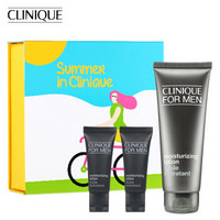 CLINIQUE 倩碧 男士黄油套装 3支（男士润肤乳 100ml*1支+体验装 15ml*2支）（套装 水油平衡 礼盒赠品随机）