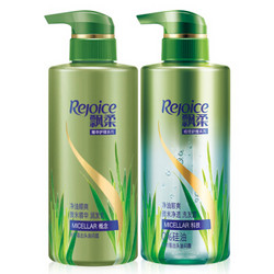 Rejoice 飘柔 洗护套装（无硅油洗发水300ml+护发素300ml） *3件