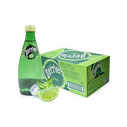 Perrier 巴黎水 含气青柠味饮料 330ml*24瓶