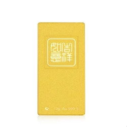 国美黄金 吉祥如意 Au9999 足金金条 10g