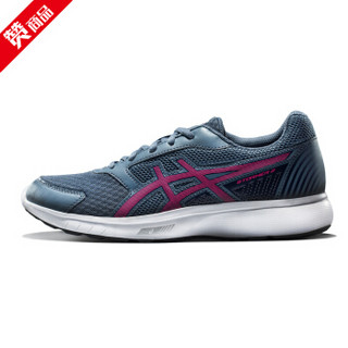 ASICS 亚瑟士 T893N-5619 STORMER 2 女子跑鞋 (37.5、蓝色/紫色)