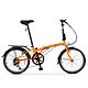  DAHON  大行 HAT060 20寸超轻6速通勤休闲折叠单车 橙色　