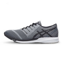 ASICS 亚瑟士 T829N-9790 fuzeX KNIT 男士跑步鞋 (43.5、灰色/黑色)